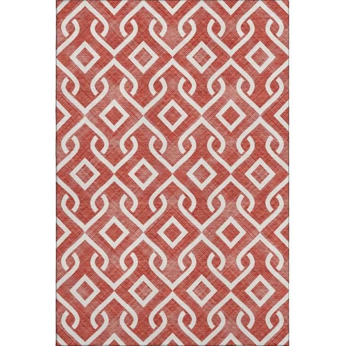 Addison Mayfield Red AMF621 - 8ft. Round Rug