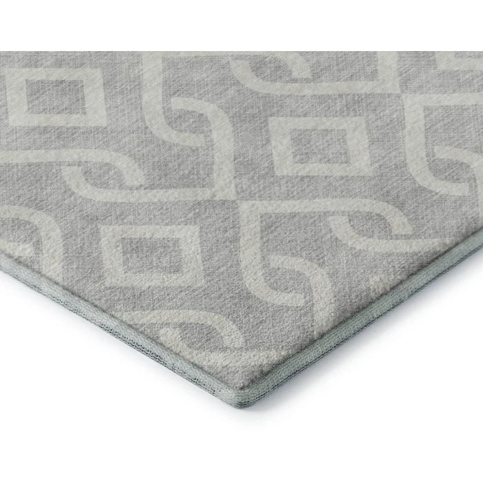 Addison Mayfield Gray AMF621 - 8ft. Round Rug