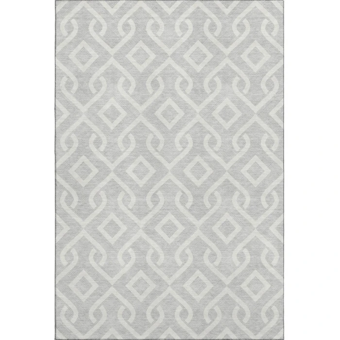 Addison Mayfield Gray AMF621 - 8ft. Round Rug