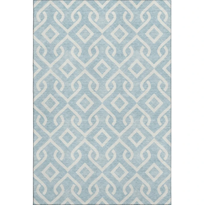 Addison Mayfield Blue AMF621 - 8ft. Round Rug