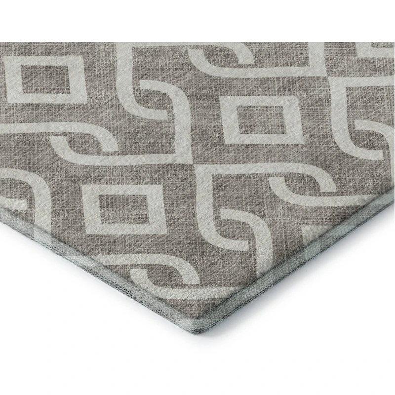 Addison Mayfield Brown AMF621 - 8ft. Round Rug