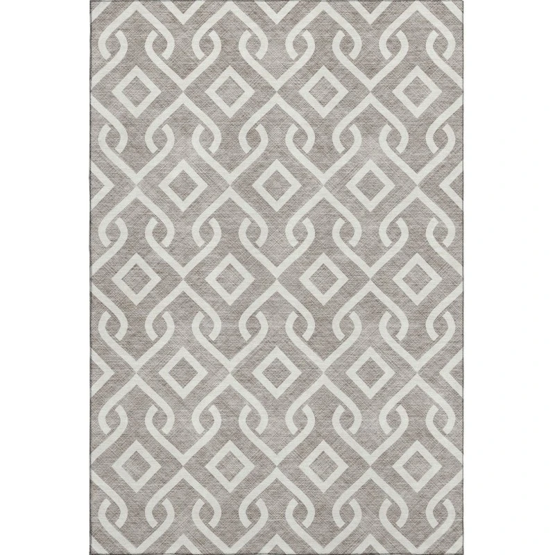 Addison Mayfield Brown AMF621 - 8ft. Round Rug
