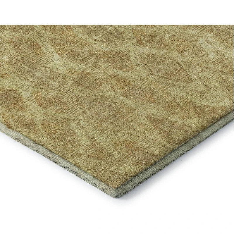 Addison Mayfield Gold AMF622 - 8ft. Round Rug