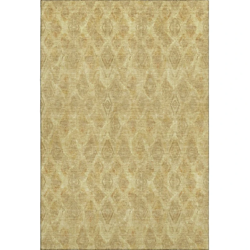 Addison Mayfield Gold AMF622 - 8ft. Round Rug