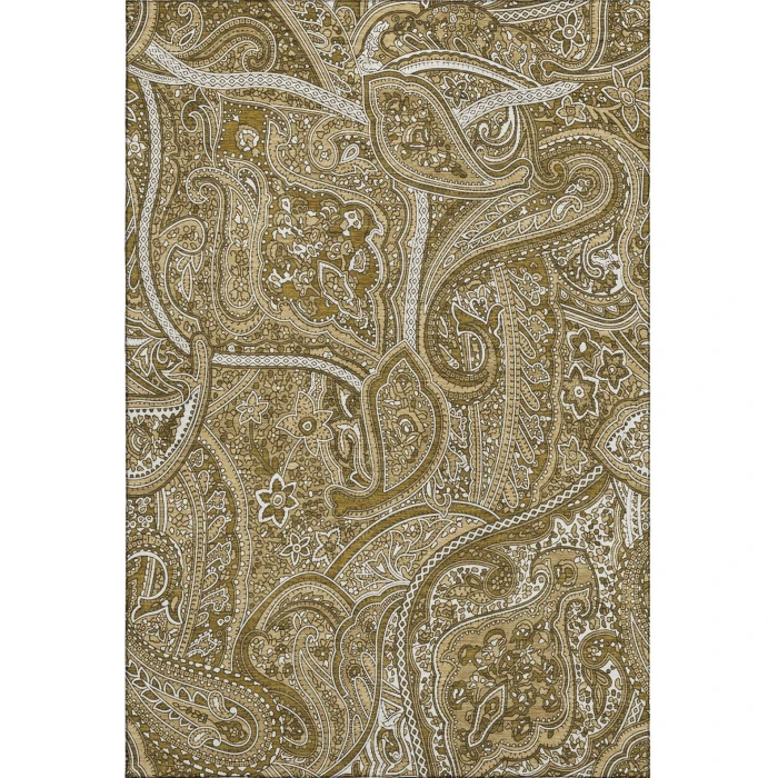Addison Mayfield Brown AMF623 - 8ft. Round Rug