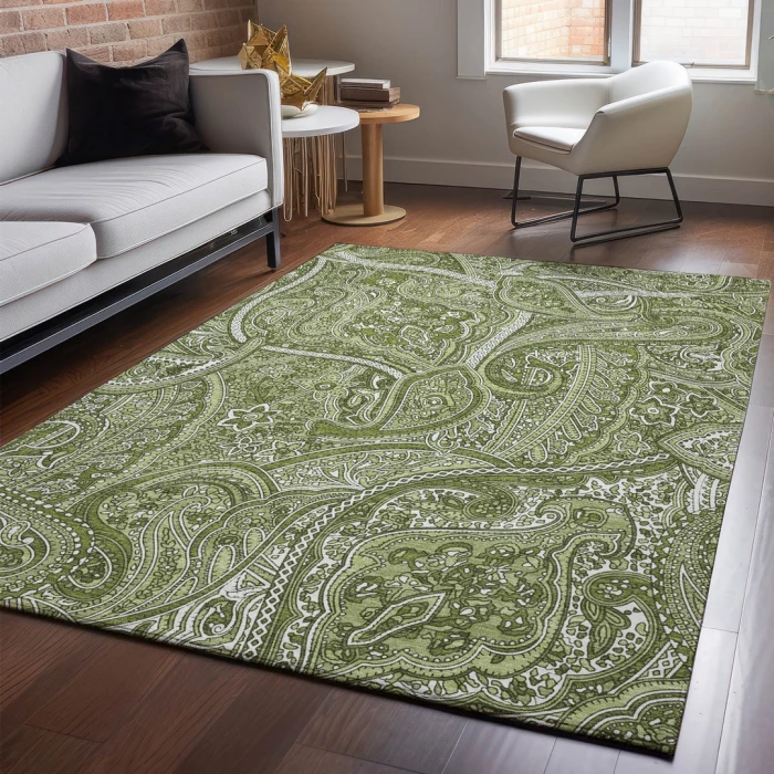 Addison Mayfield Green AMF623 9ft. x 12ft. Rect. Rug