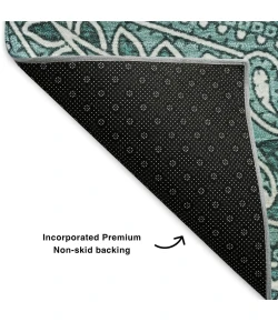 Addison Mayfield Teal AMF623 8ft. x 10ft. Rect. Rug