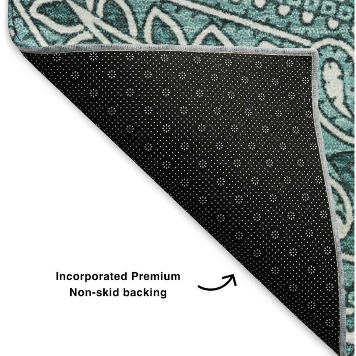 Addison Mayfield Teal AMF623 8ft. x 10ft. Rect. Rug