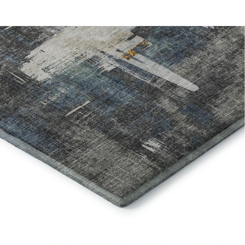 Addison Mayfield Gray AMF624 - 8ft. Round Rug