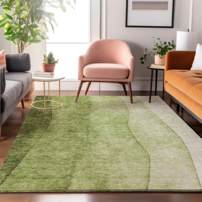 Addison Mayfield Green AMF625 8ft. x 10ft. Rect. Rug