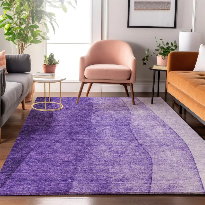 Addison Mayfield Purple AMF625 8ft. x 10ft. Rect. Rug