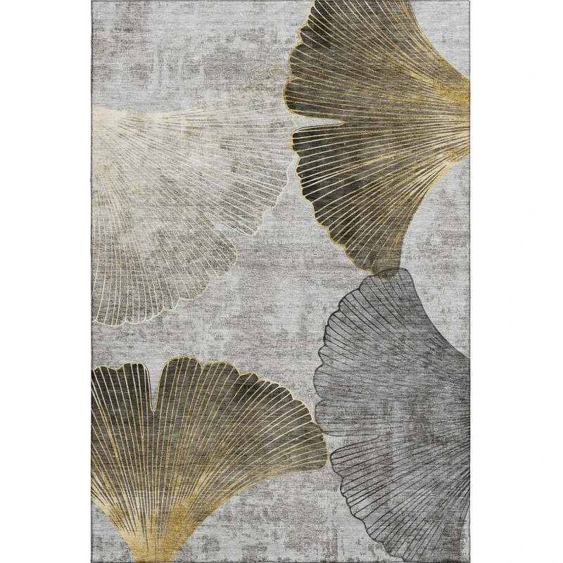 Addison Mayfield Gray AMF626 - 8ft. Round Rug