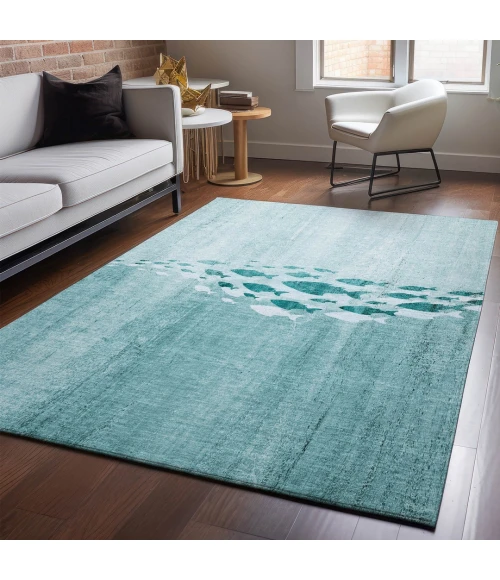 Addison Mayfield Teal AMF627 8ft. x 10ft. Rect. Rug