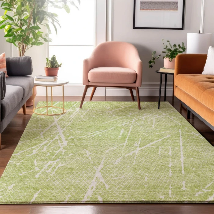 Addison Mayfield Green AMF628 9ft. x 12ft. Rect. Rug