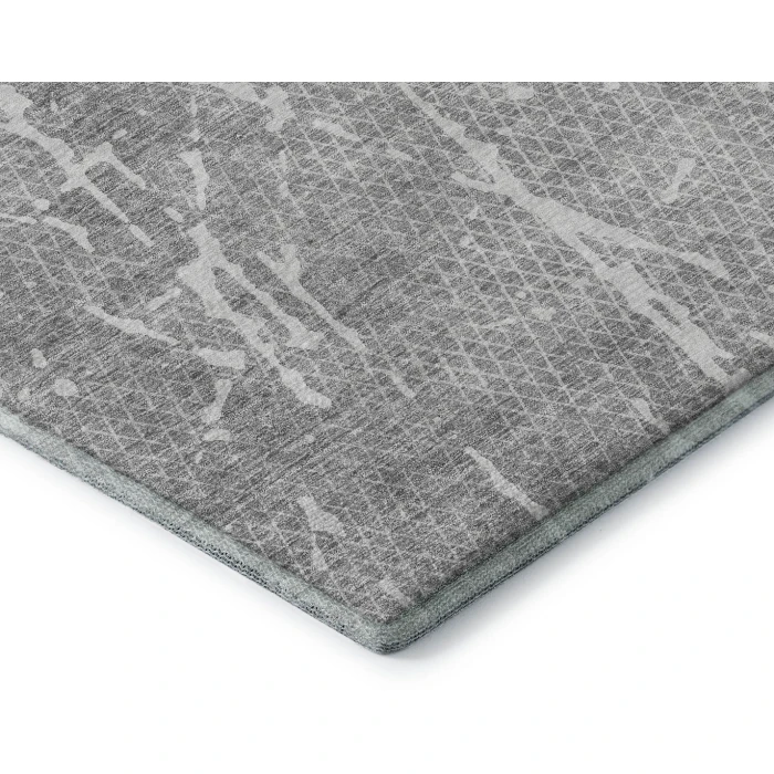 Addison Mayfield Gray AMF628 - 8ft. Round Rug