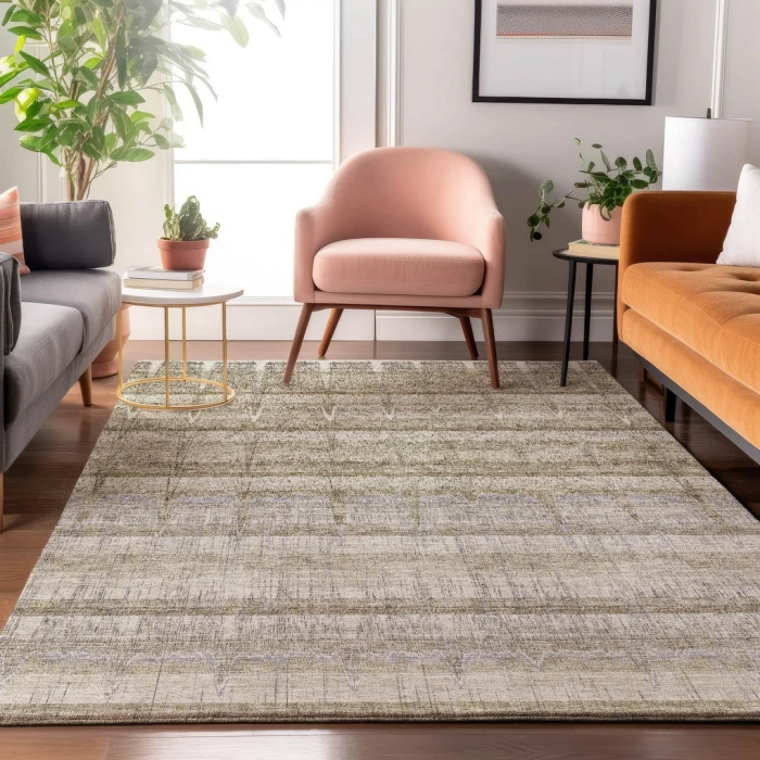 Addison Mayfield Brown AMF629 9ft. x 12ft. Rect. Rug