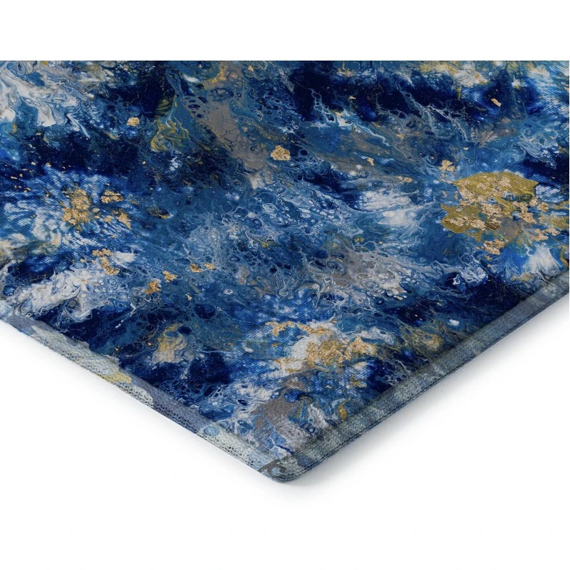 Addison Mayfield Blue AMF62 - 8ft. Round Rug