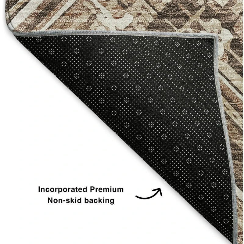 Addison Mayfield Brown AMF630 - 8ft. Round Rug
