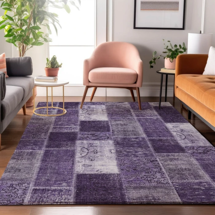 Addison Mayfield Purple AMF631 5ft. x 7ft. 6in. Rect. Rug