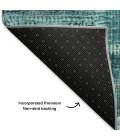 Addison Mayfield Teal AMF631 - 8ft. Round Rug