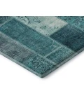 Addison Mayfield Teal AMF631 - 8ft. Round Rug