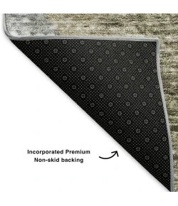 Addison Mayfield Brown AMF632 - 8ft. Round Rug