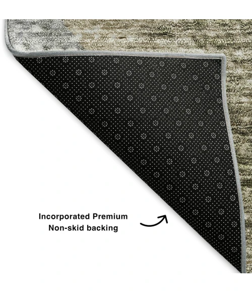 Addison Mayfield Brown AMF632 - 8ft. Round Rug