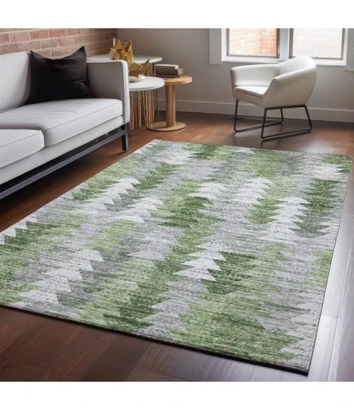 Addison Mayfield Green AMF632 9ft. x 12ft. Rect. Rug