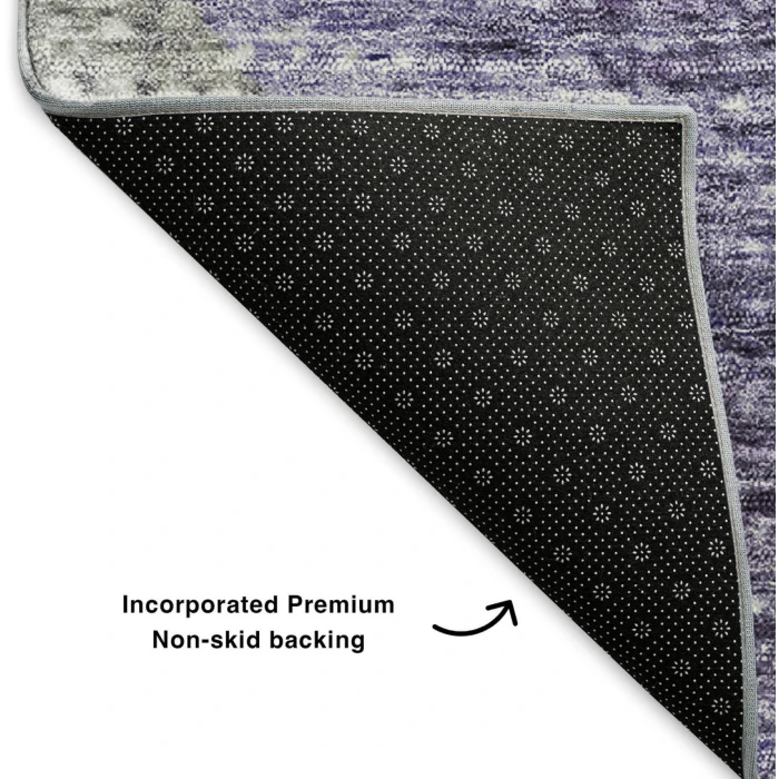 Addison Mayfield Purple AMF632 - 8ft. Round Rug