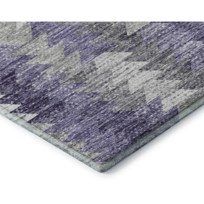 Addison Mayfield Purple AMF632 - 8ft. Round Rug