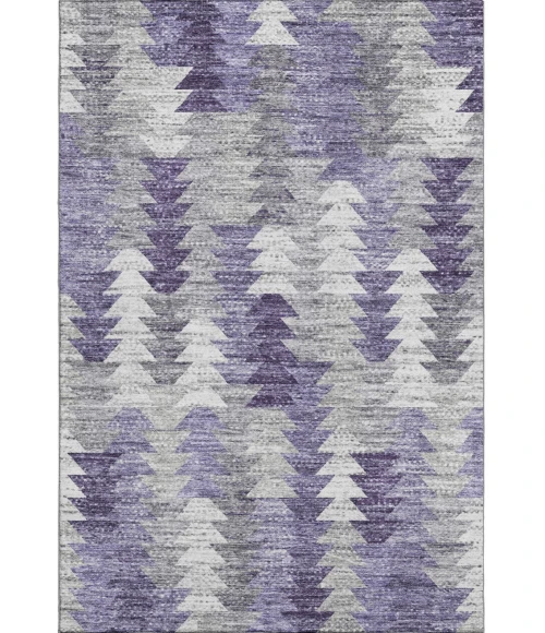 Addison Mayfield Purple AMF632 2ft. 3in. x 7ft. 6in. Rect. Rug