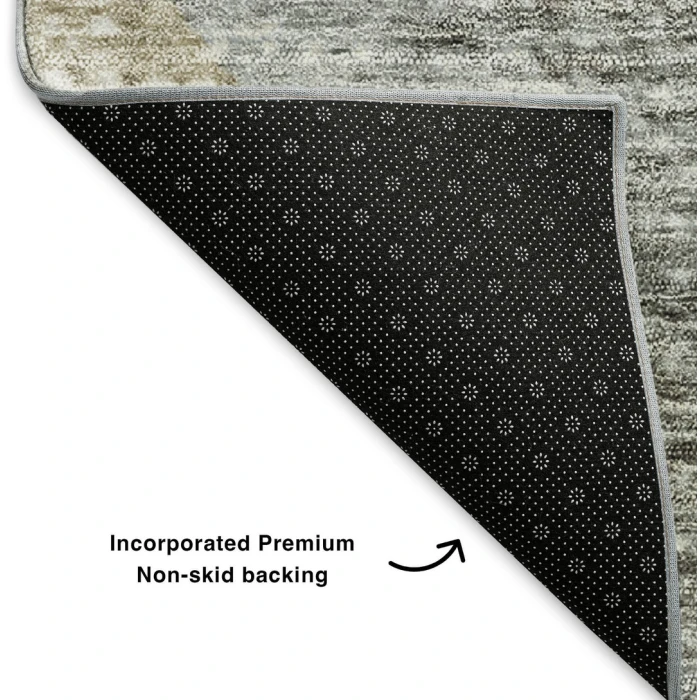 Addison Mayfield Brown AMF632 - 8ft. Round Rug