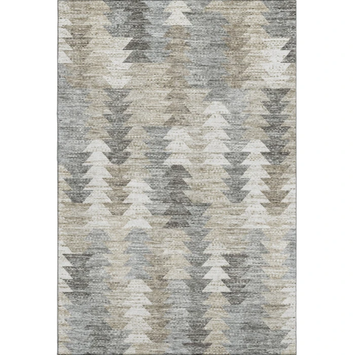 Addison Mayfield Brown AMF632 - 8ft. Round Rug