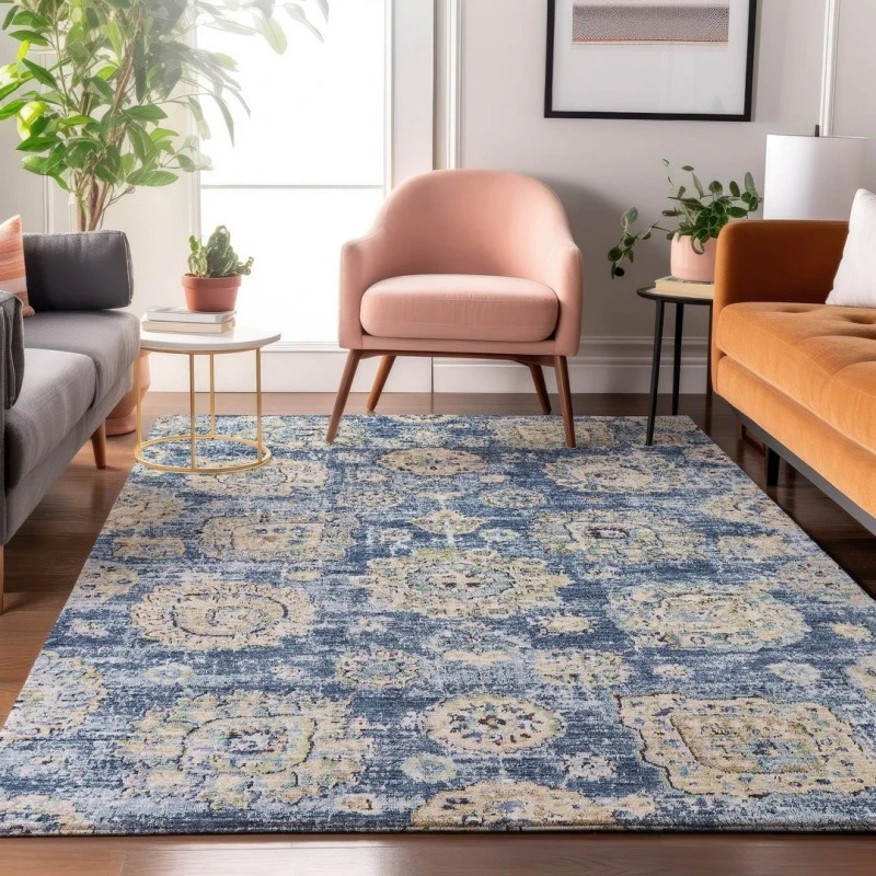 Addison Mayfield Blue AMF634 8ft. x 10ft. Rect. Rug