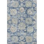 Addison Mayfield Blue AMF634 - 8ft. Round Rug