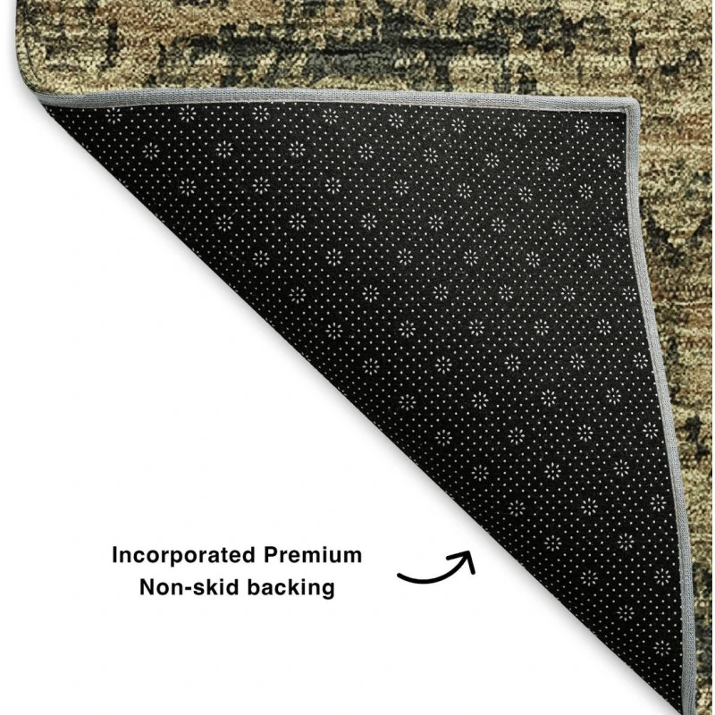 Addison Mayfield Gray AMF634 - 8ft. Round Rug