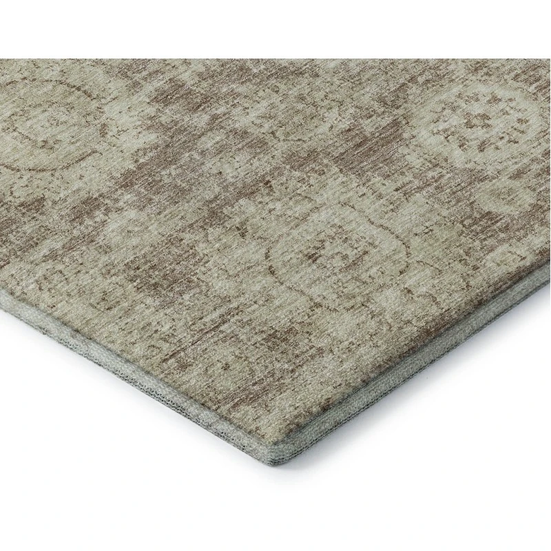 Addison Mayfield Brown AMF634 - 8ft. Round Rug