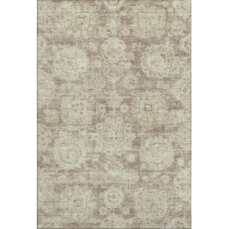 Addison Mayfield Brown AMF634 - 8ft. Round Rug