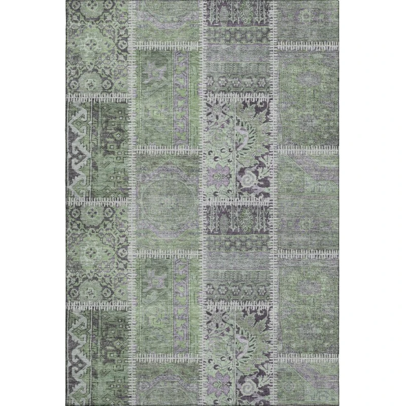 Addison Mayfield Green AMF635 5ft. x 7ft. 6in. Rect. Rug