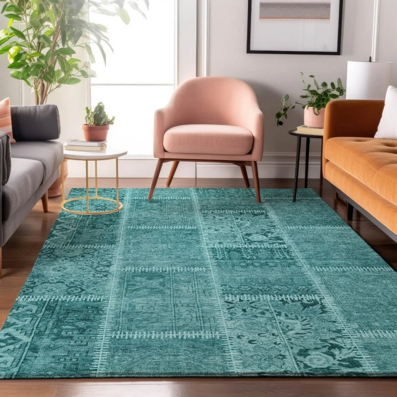 Addison Mayfield Teal AMF635 8ft. x 10ft. Rect. Rug