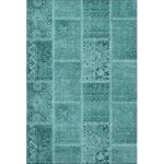 Addison Mayfield Teal AMF635 5ft. x 7ft. 6in. Rect. Rug