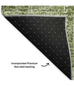Addison Mayfield Green AMF637 2ft. 3in. x 7ft. 6in. Rect. Rug