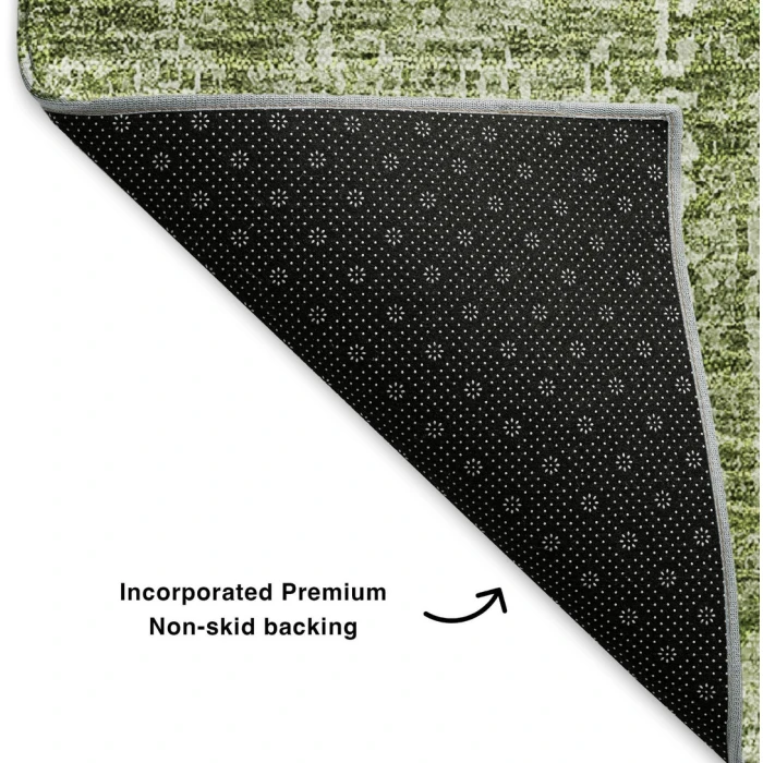 Addison Mayfield Green AMF637 2ft. 3in. x 7ft. 6in. Rect. Rug