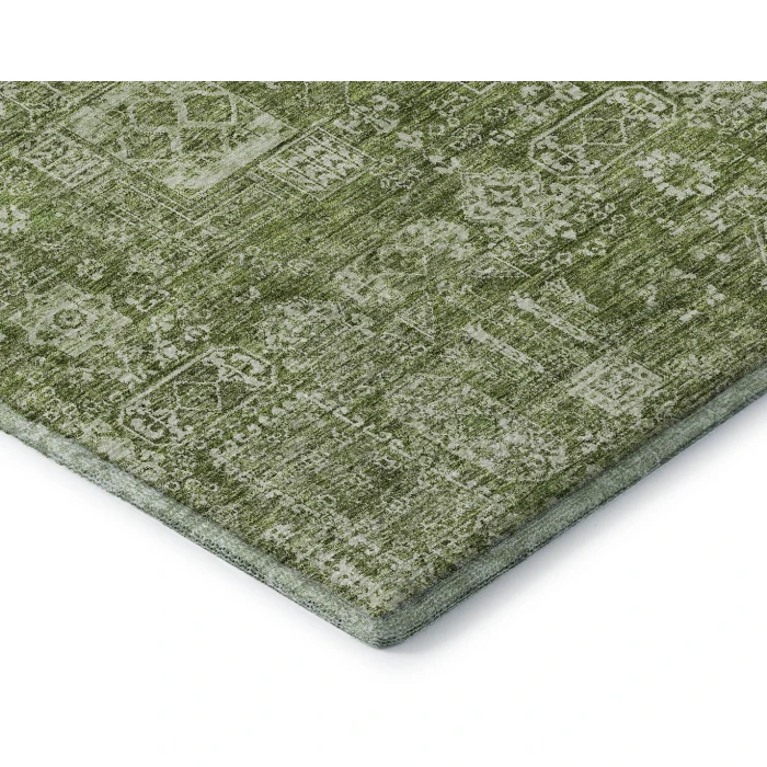 Addison Mayfield Green AMF637 2ft. 3in. x 7ft. 6in. Rect. Rug