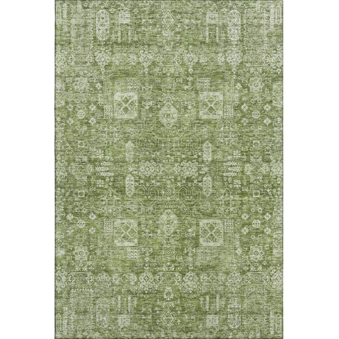 Addison Mayfield Green AMF637 2ft. 3in. x 7ft. 6in. Rect. Rug