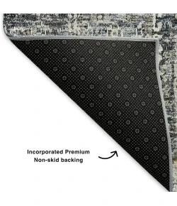 Addison Mayfield Gray AMF637 - 8ft. Round Rug