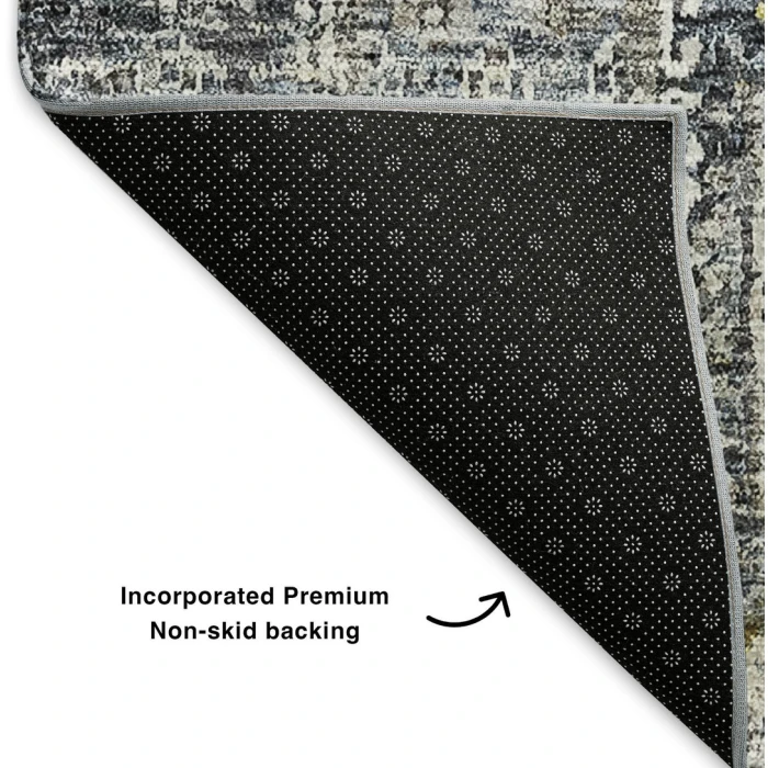 Addison Mayfield Gray AMF637 - 8ft. Round Rug