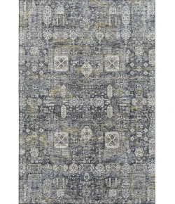 Addison Mayfield Gray AMF637 - 8ft. Round Rug