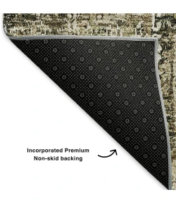 Addison Mayfield Brown AMF637 - 8ft. Round Rug