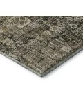 Addison Mayfield Brown AMF637 - 8ft. Round Rug